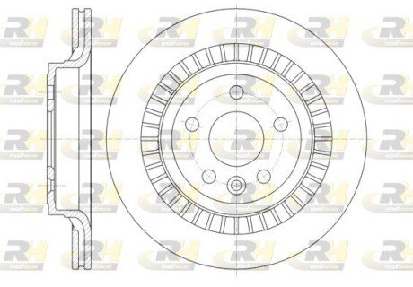 Гальмівний диск ROADHOUSE 61320.10