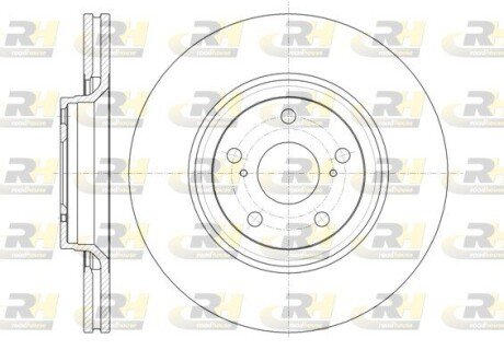 Тормозной диск ROADHOUSE 61329.10