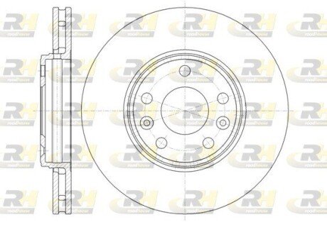 Гальмівний диск ROADHOUSE 61344.10