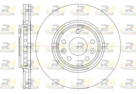 Гальмівний диск ROADHOUSE 61345.10