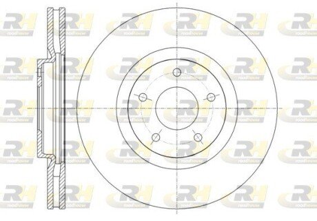 Тормозной диск ROADHOUSE 61349.10