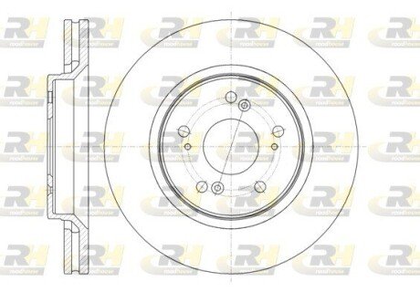 Гальмівний диск ROADHOUSE 61358.10