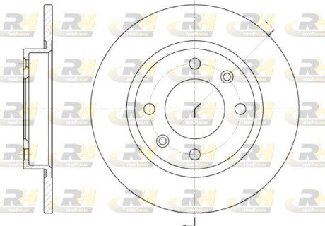 Тормозной диск ROADHOUSE 6136.00