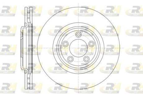 Гальмівний диск ROADHOUSE 61374.10