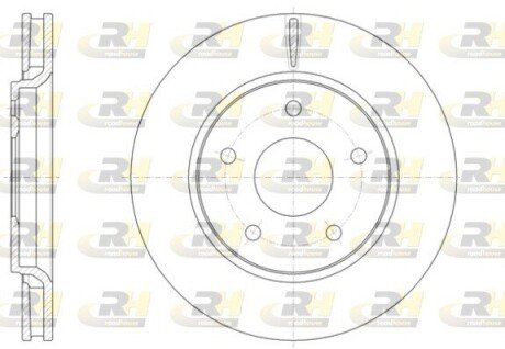 Гальмівний диск ROADHOUSE 61393.10
