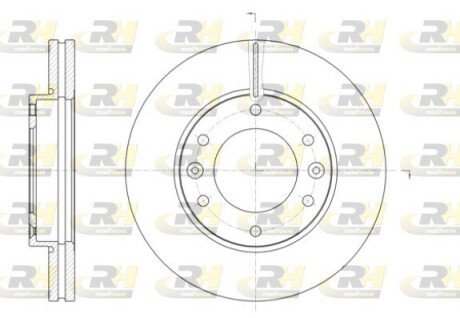 Гальмівний диск ROADHOUSE 61396.10