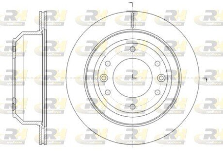 Гальмівний диск ROADHOUSE 61397.10