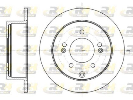Гальмівний диск ROADHOUSE 61401.00