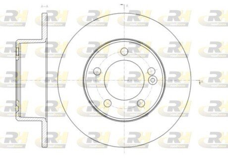 Гальмівний диск ROADHOUSE 61433.00