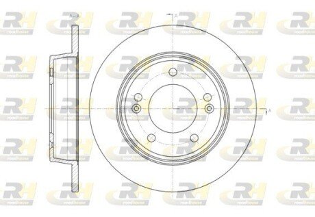 Гальмівний диск ROADHOUSE 61435.00