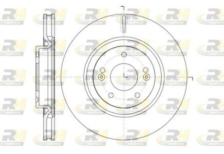 Гальмівний диск ROADHOUSE 61436.10
