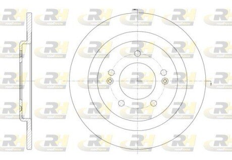 Гальмівний диск ROADHOUSE 61438.00