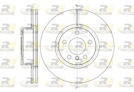 Гальмівний диск ROADHOUSE 61454.10
