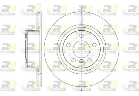 Тормозной диск ROADHOUSE 61455.10