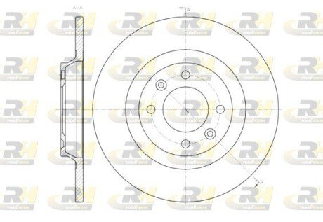 Гальмівний диск ROADHOUSE 61457.00