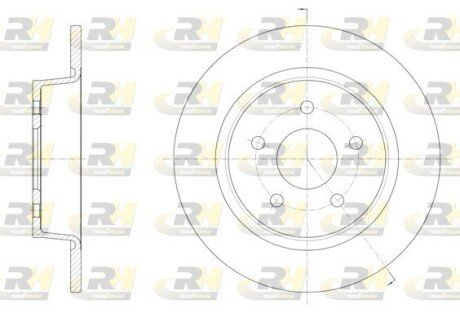 Гальмівний диск ROADHOUSE 61459.00