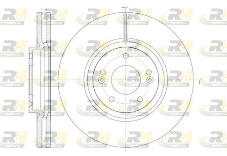 Гальмівний диск ROADHOUSE 61462.10