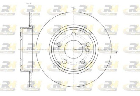 Гальмівний диск ROADHOUSE 61465.00