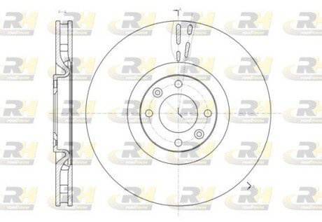 Гальмівний диск ROADHOUSE 61470.10