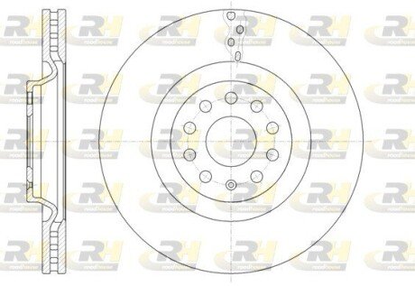 Гальмівний диск ROADHOUSE 61485.10
