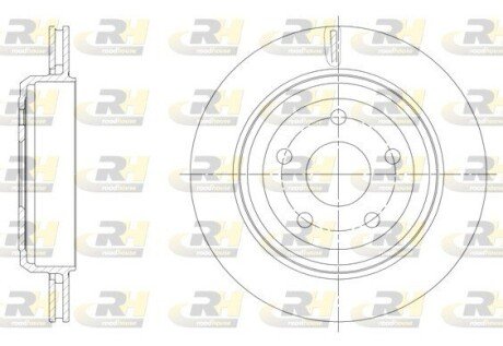 Гальмівний диск ROADHOUSE 61513.10