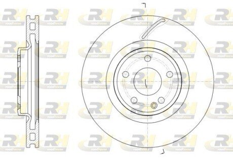 Гальмівний диск ROADHOUSE 61524.10