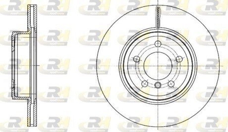 Гальмівний диск ROADHOUSE 61548.10