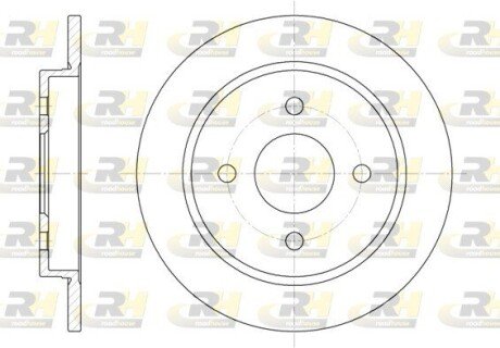 Гальмівний диск ROADHOUSE 6155.00