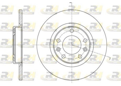 Гальмівний диск ROADHOUSE 61555.00