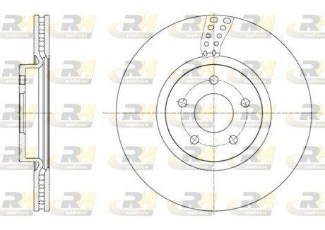 Гальмівний диск ROADHOUSE 61561.10