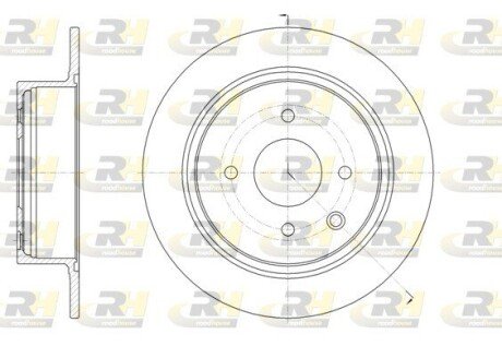 Гальмівний диск ROADHOUSE 61579.00