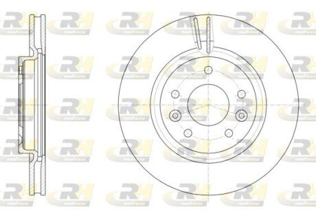 Гальмівний диск ROADHOUSE 61581.10