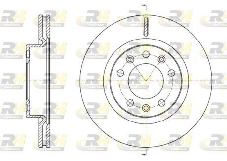 Гальмівний диск ROADHOUSE 61584.10
