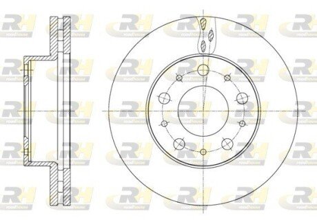Тормозной диск ROADHOUSE 61600.10