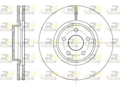 Гальмівний диск ROADHOUSE 61602.10