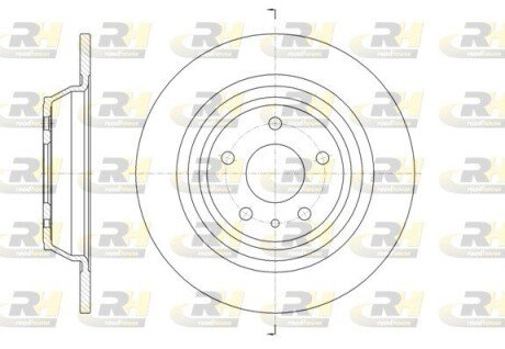 Тормозной диск ROADHOUSE 61606.00