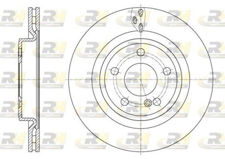 Гальмівний диск ROADHOUSE 61633.10