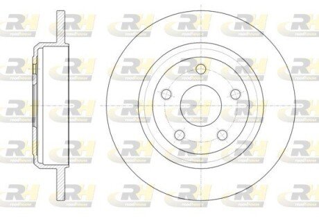 Гальмівний диск ROADHOUSE 61669.00