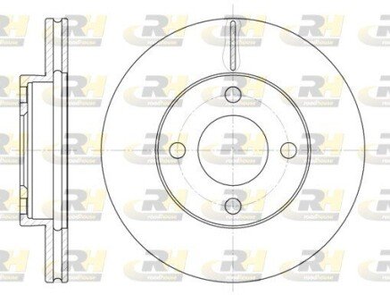 Гальмівний диск ROADHOUSE 6185.10