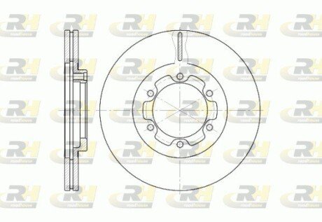 Гальмівний диск ROADHOUSE 6188.10