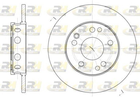 Гальмівний диск ROADHOUSE 6221.00