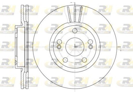 Гальмівний диск ROADHOUSE 6301.10