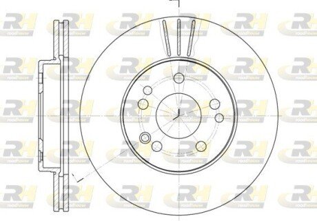 Гальмівний диск ROADHOUSE 6314.10