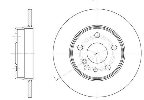Гальмівний диск ROADHOUSE 6332.00