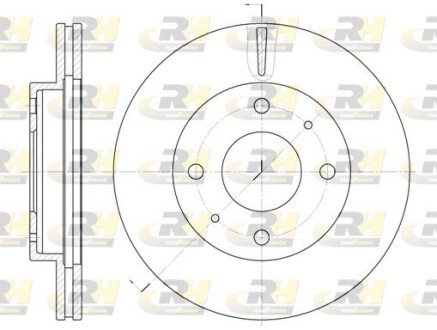 Тормозной диск ROADHOUSE 6376.10