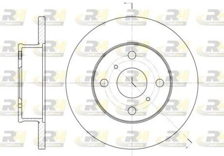 Гальмівний диск ROADHOUSE 6401.00