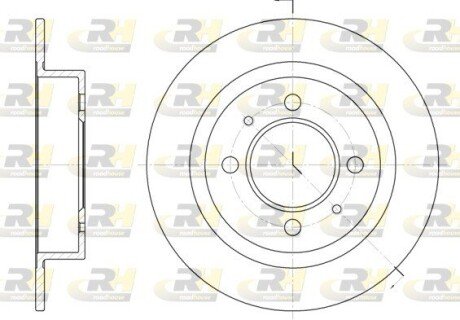 Гальмівний диск ROADHOUSE 6424.00