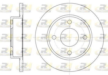 Гальмівний диск ROADHOUSE 6427.00