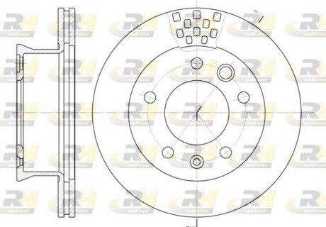Гальмівний диск ROADHOUSE 6461.10