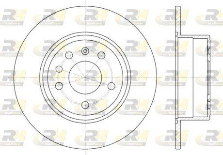 Гальмівний диск ROADHOUSE 6487.00